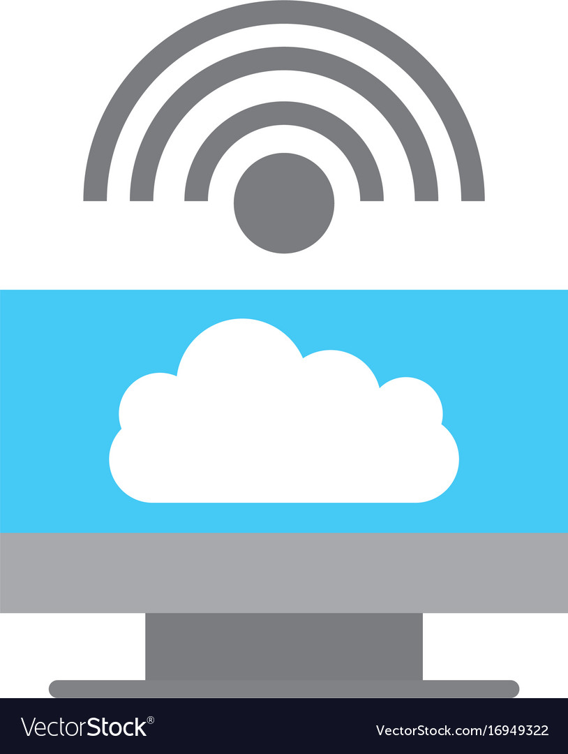 Monitor computer with cloud computing