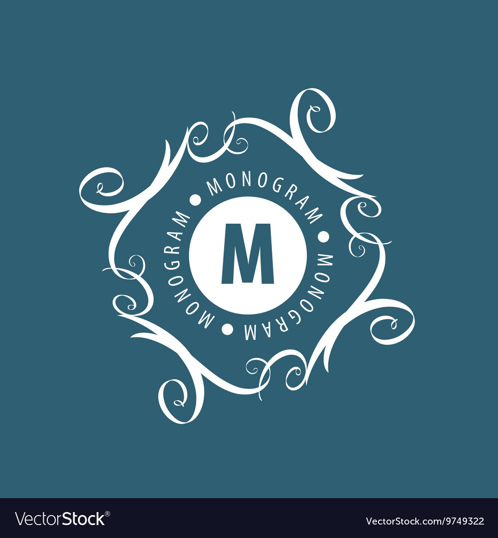 Monogram in frame