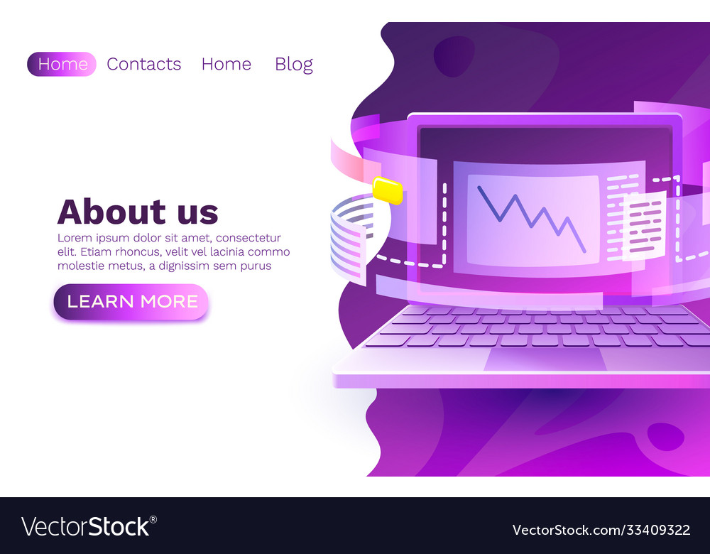 Operator job developer website workplace process vector image Operator job developer website workplace process