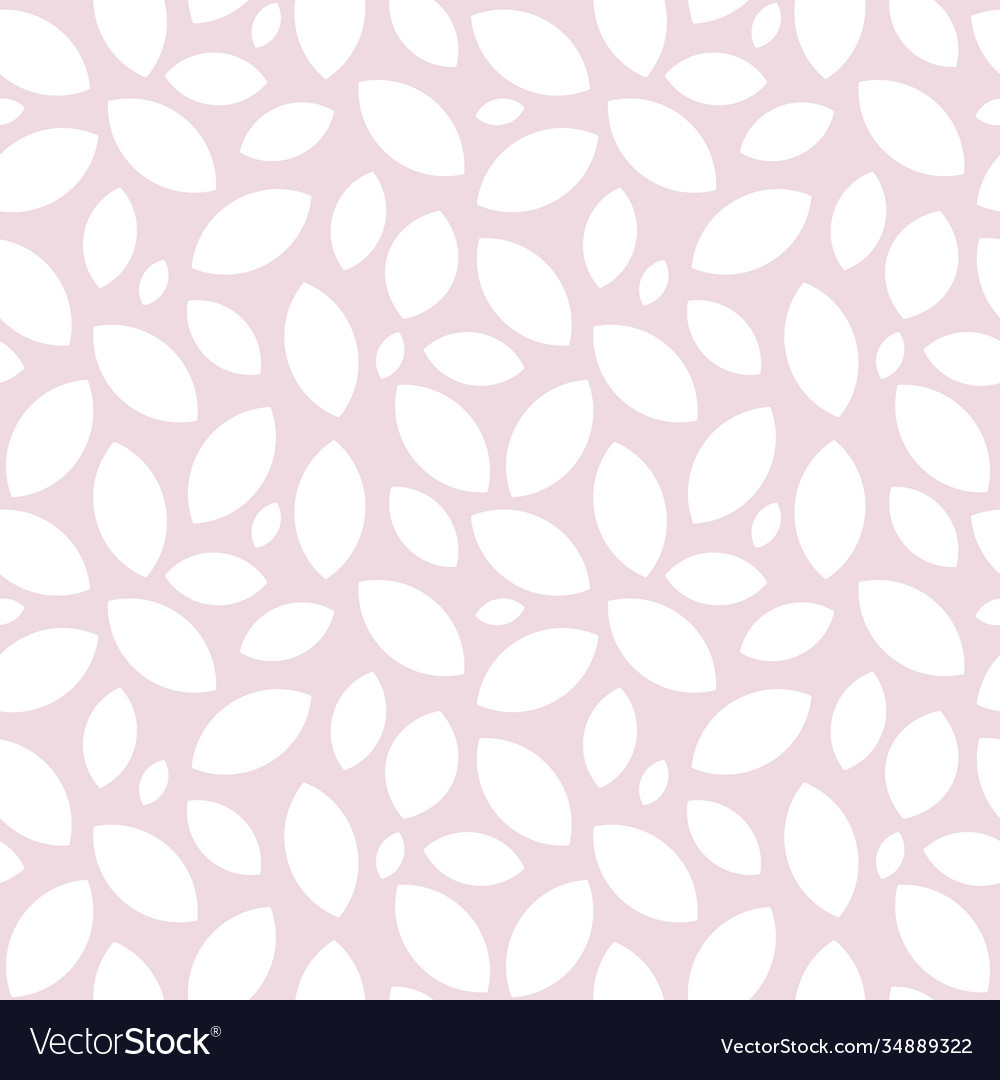 Pink Abstract Leaf Repeat
