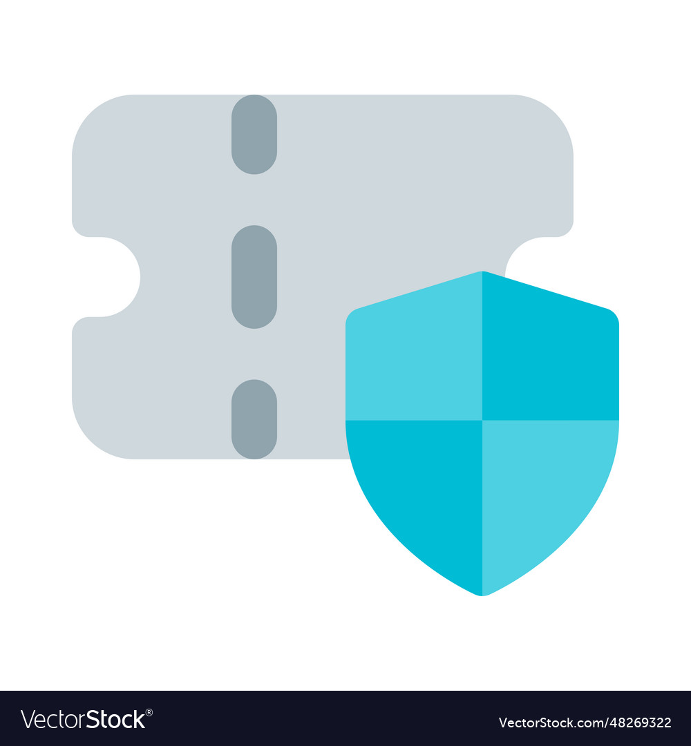 Redeemable ticket secured for limited amount Vector Image Redeemable ticket secured for limited amount Vector Image