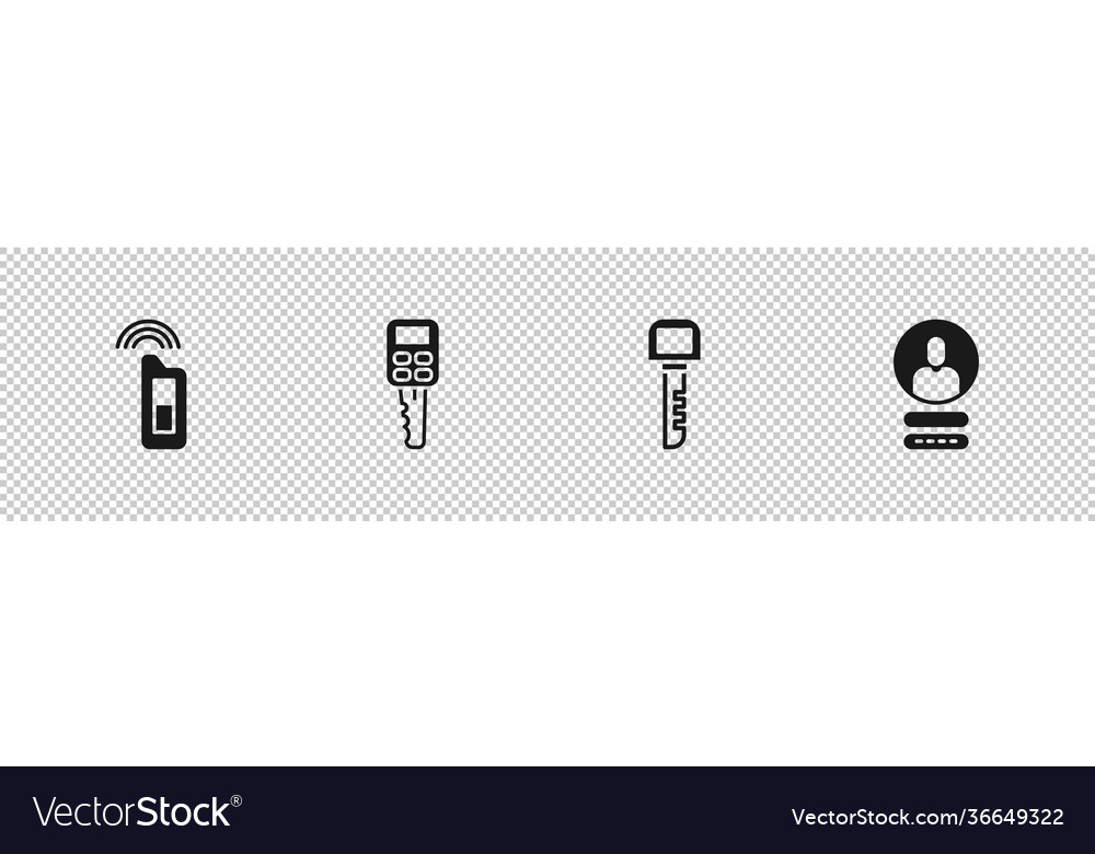Set car key with remote and create account