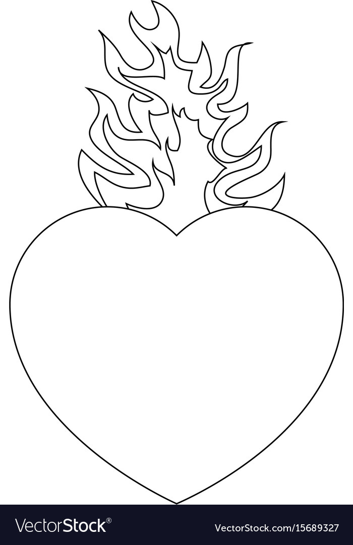 Catholic sacred heart symbol