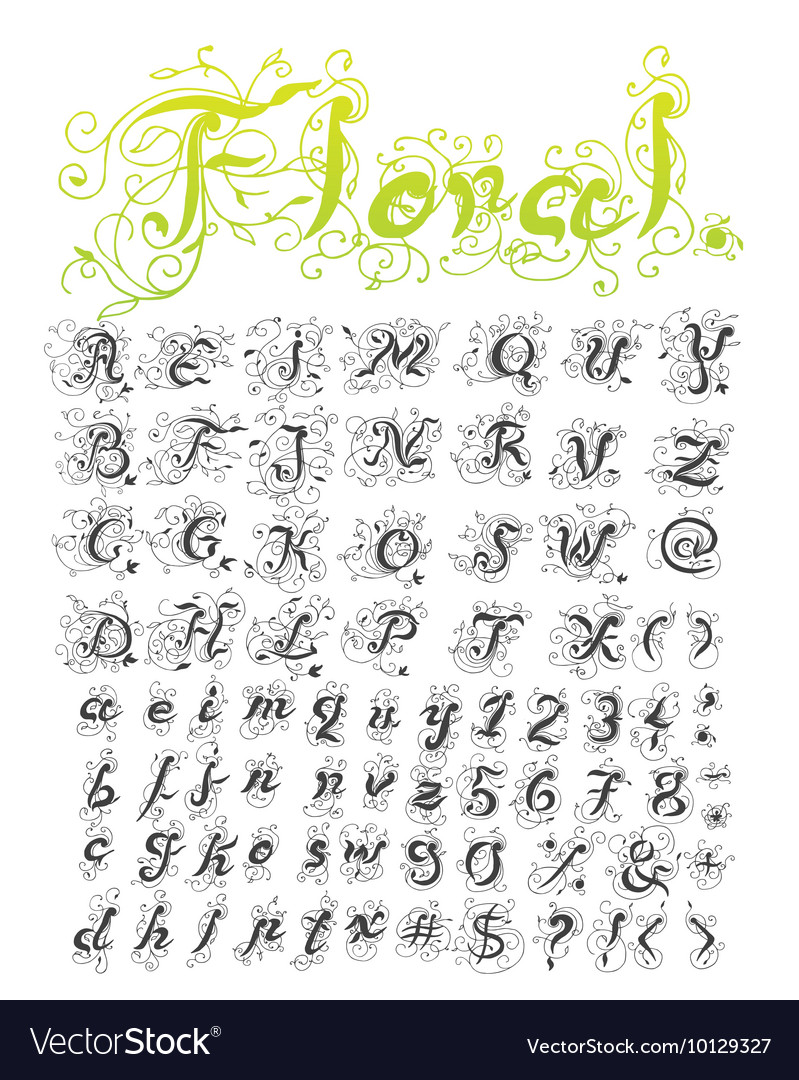 Complete font set