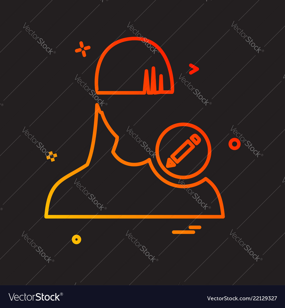 Edit user icon design