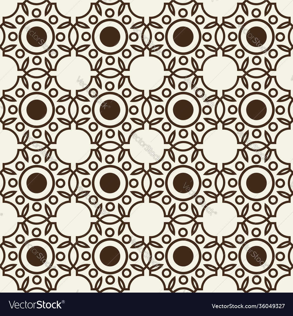 Monochrome seamless background pattern vector image Monochrome seamless background pattern