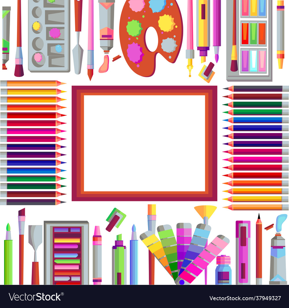 Objects to draw vector image Objects to draw