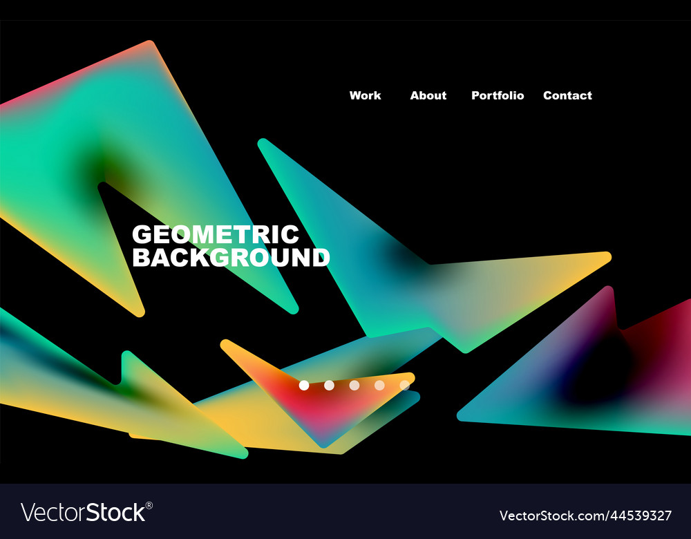 Shards shape composition abstract background web vector image Shards shape composition abstract background web