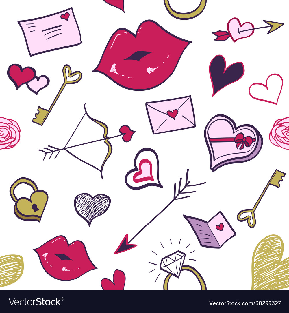 Valentine's Day Hearts Pattern