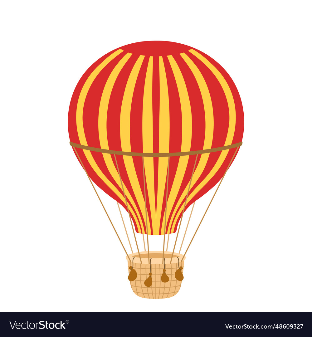 Vintage hot air balloon Royalty Free Vector Image