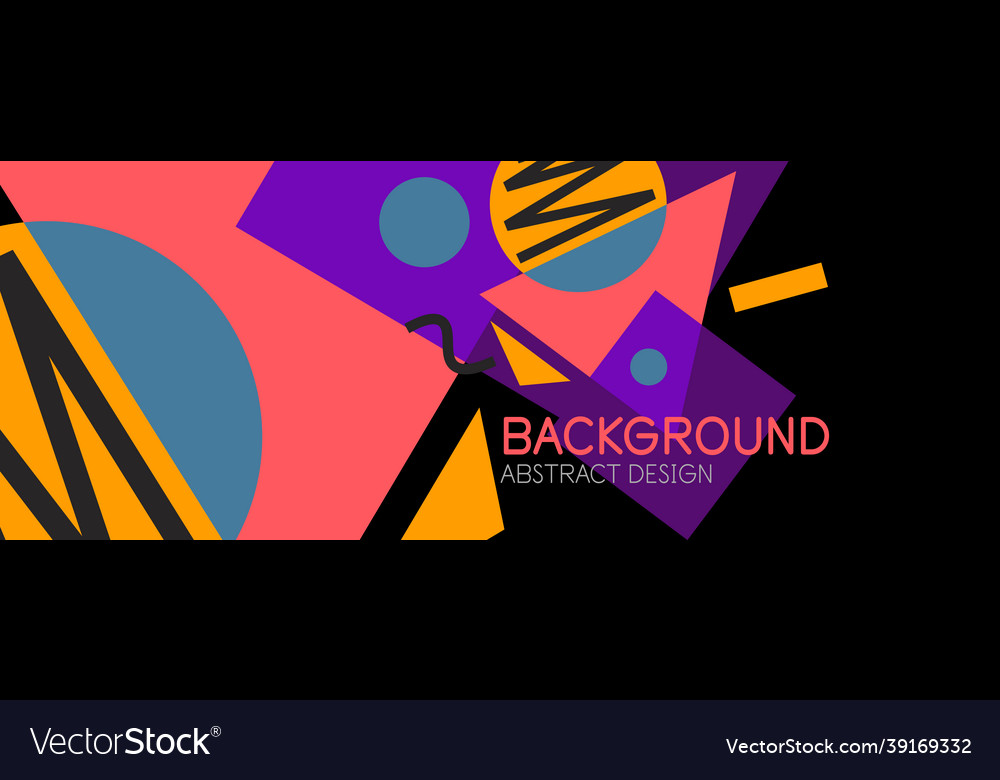 Abstract background blocks lines triangles
