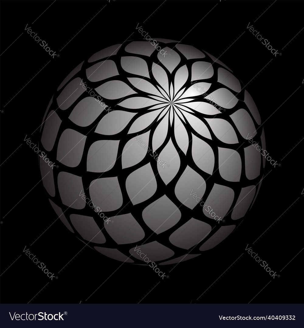 Abstract Spherical Pattern