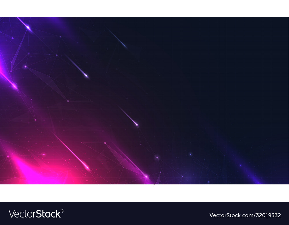 Abstract technology data visualization background vector image Abstract technology data visualization background