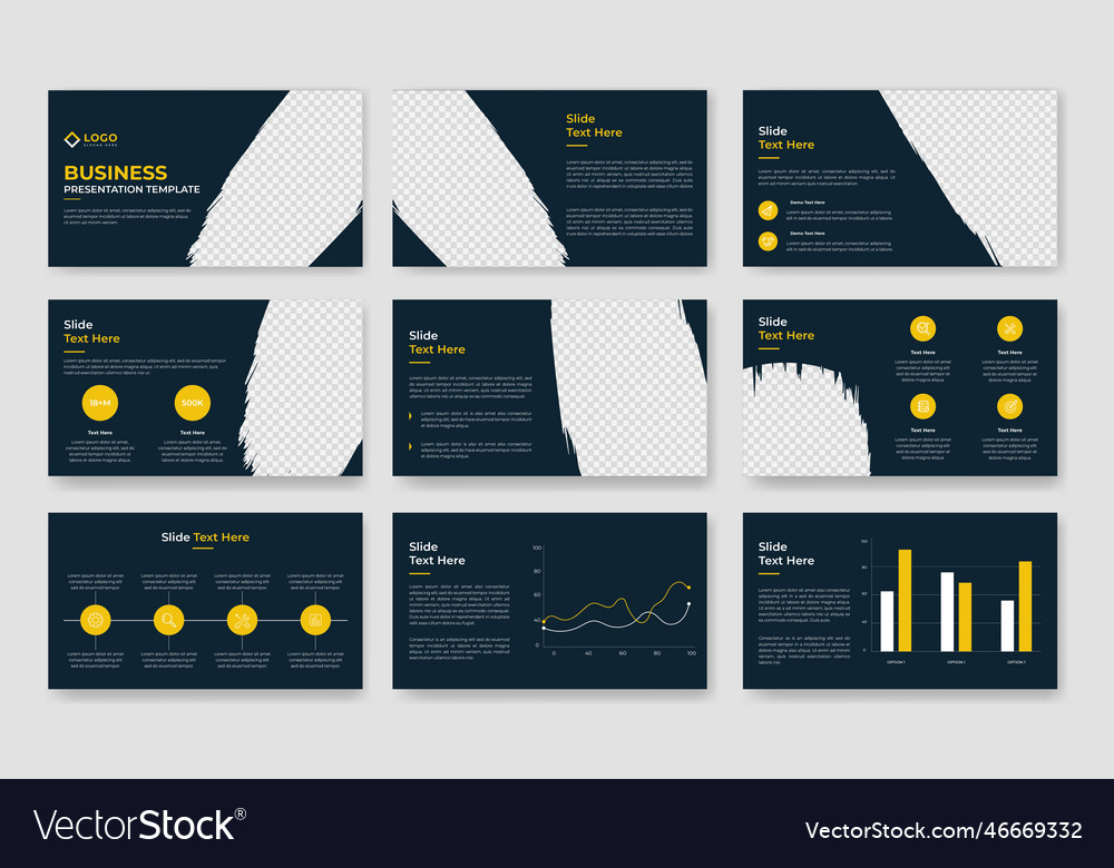 Business powerpoint presentation slides template