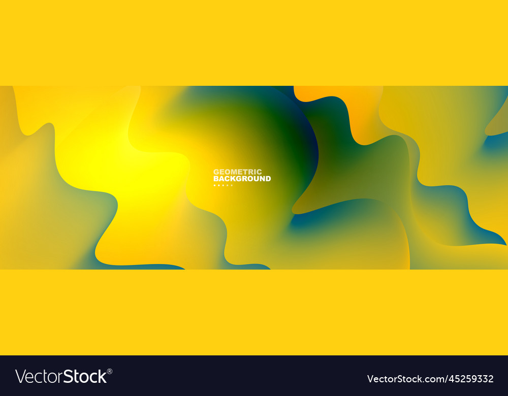 Dynamic liquid waves abstract background