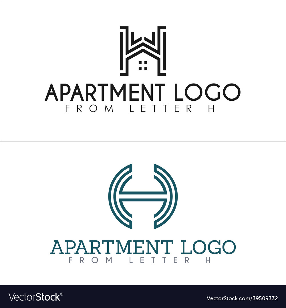 Home apartment icon logo design