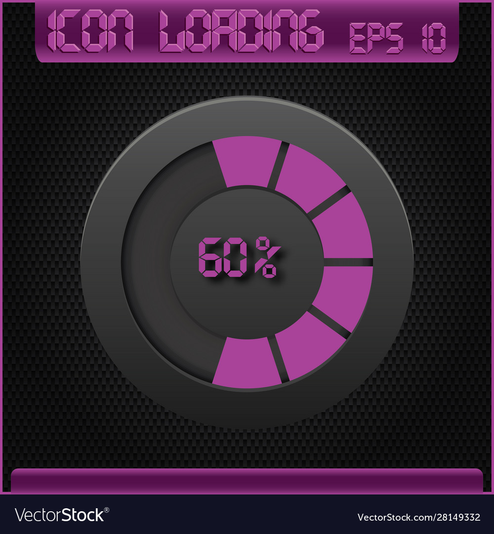 Progress loading icons Vector Image Progress loading icons