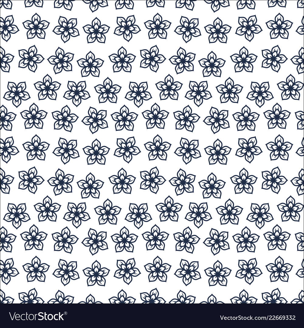 Seamless flowers patterns 01