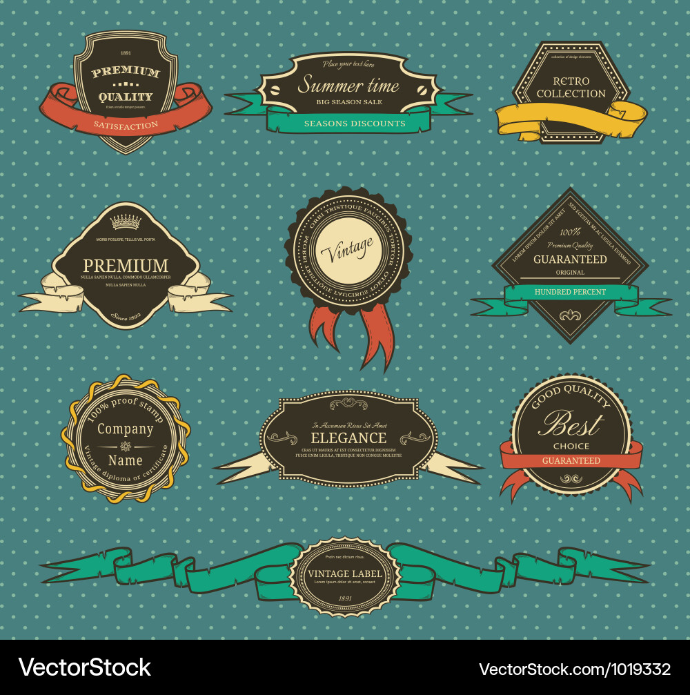 Set of elegant frames Royalty Free Vector Image