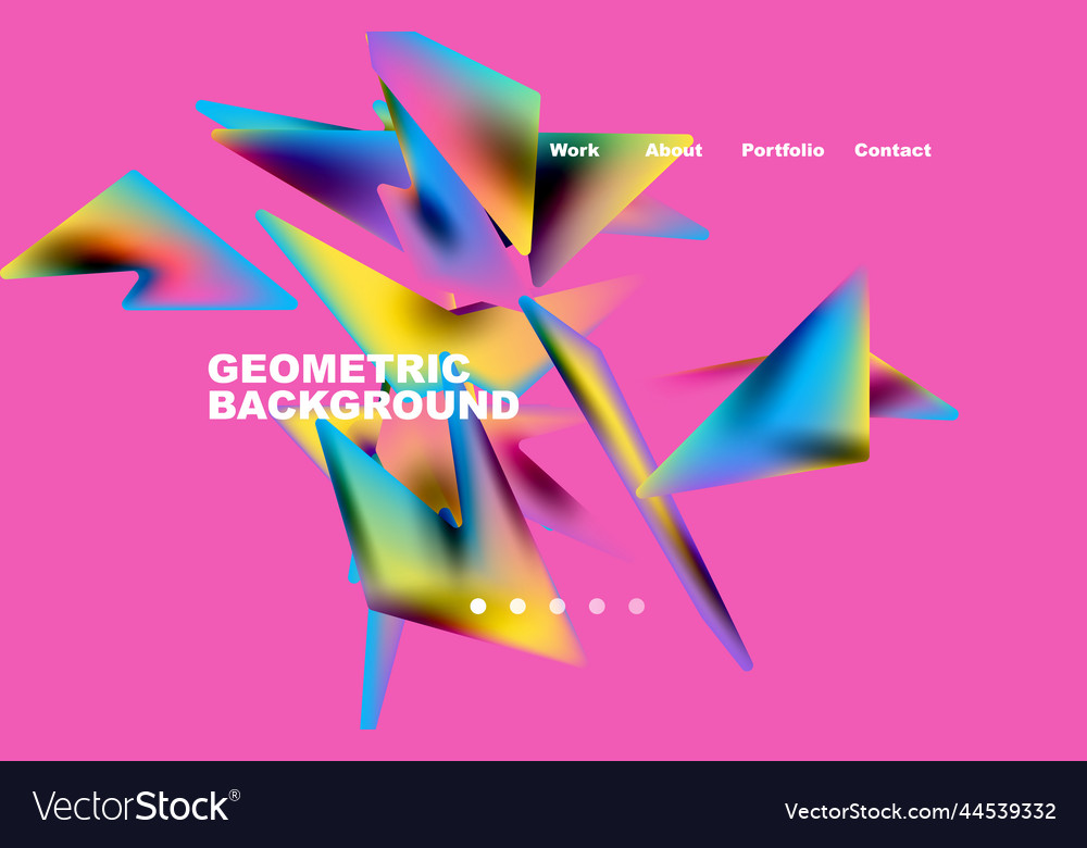 Shards shape composition abstract background web