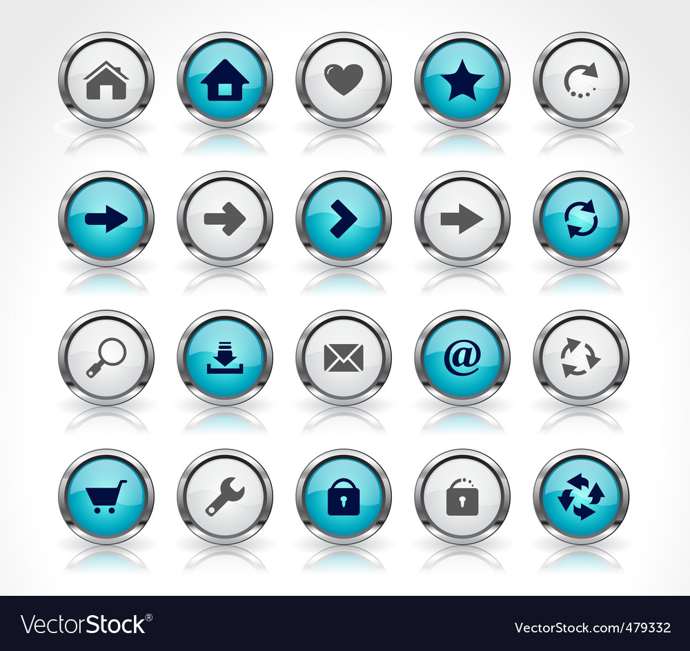 Website interface buttons