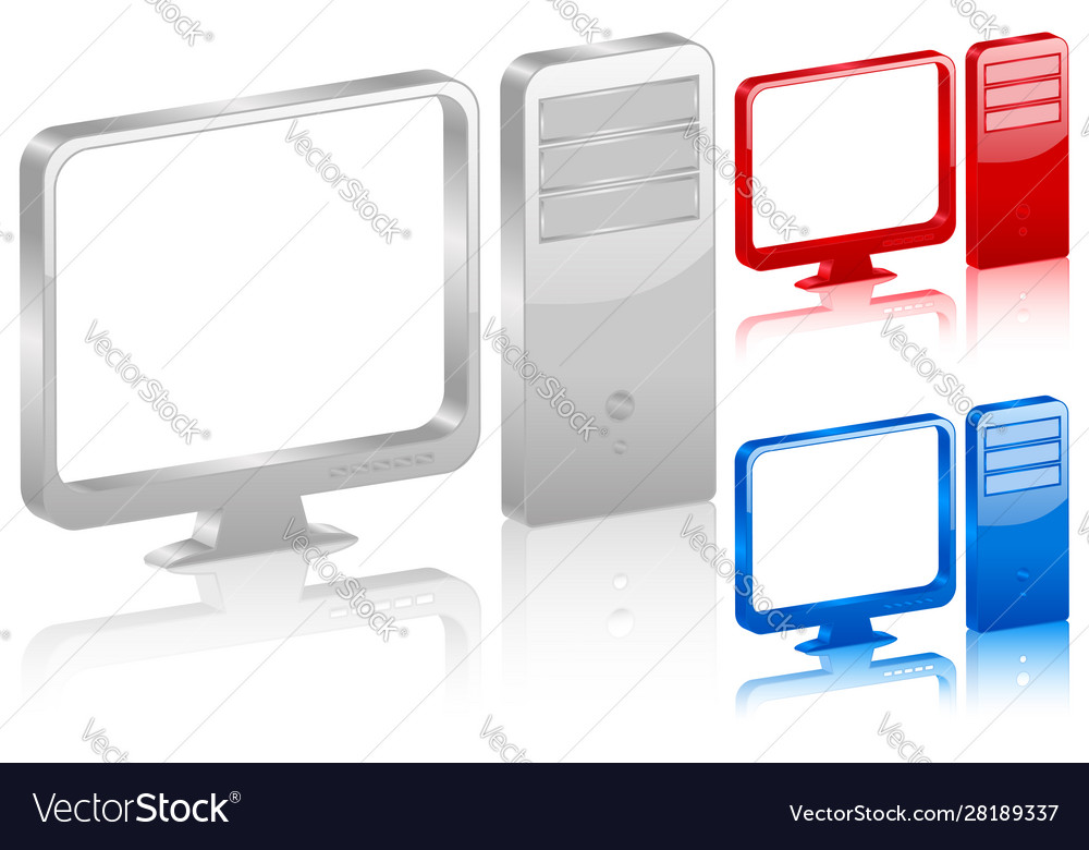3d computer symbol