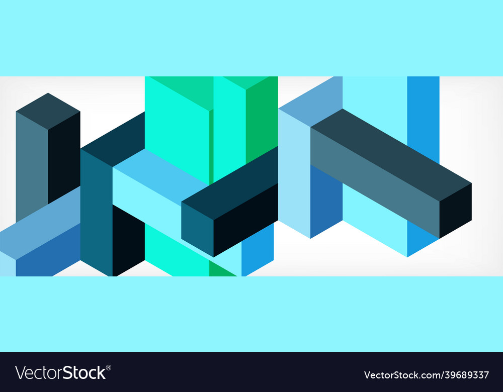 Abstract background 3d cubes cubic elements