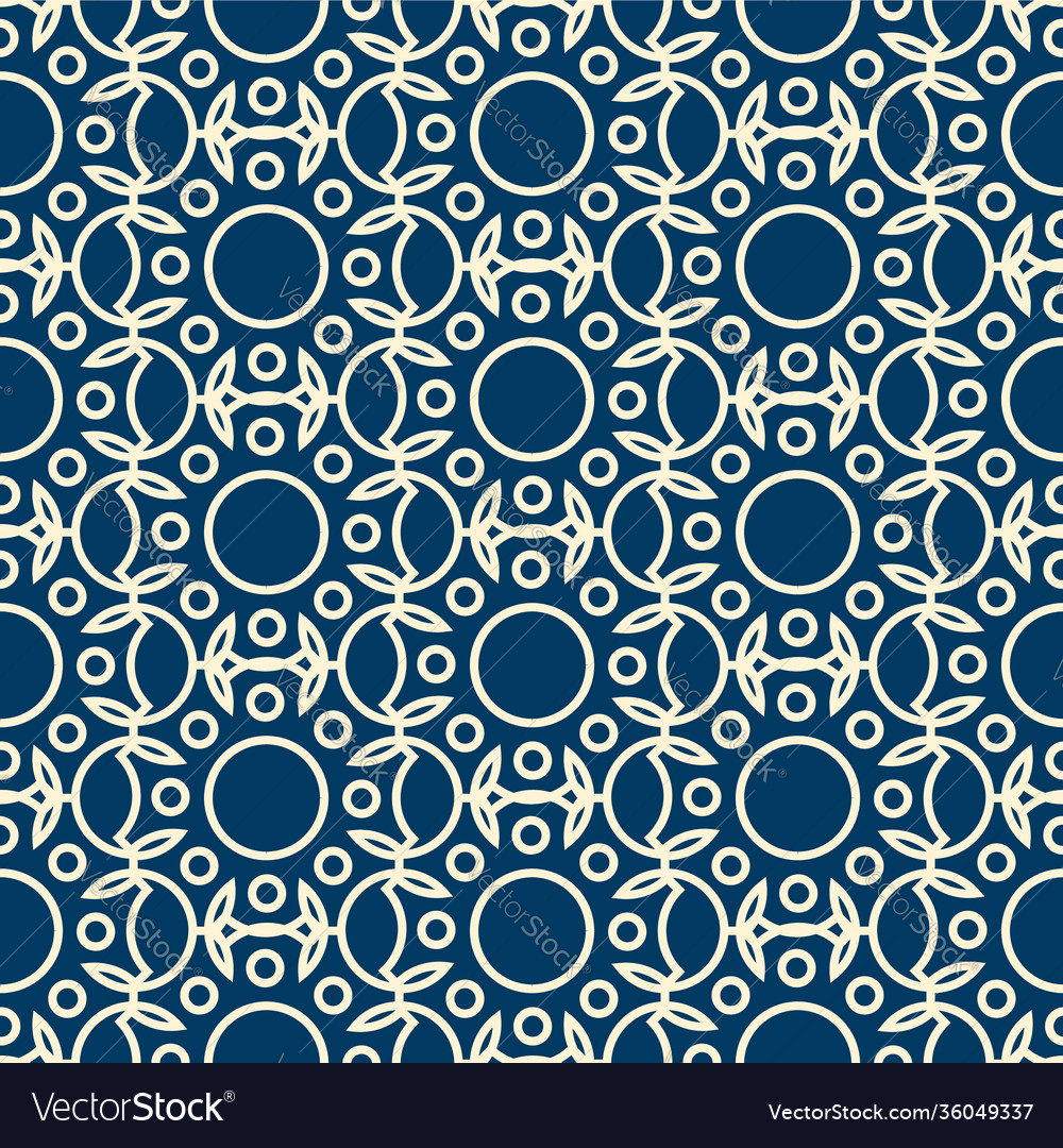 Abstract dichromatic seamless pattern with rounds vector image Abstract dichromatic seamless pattern with rounds