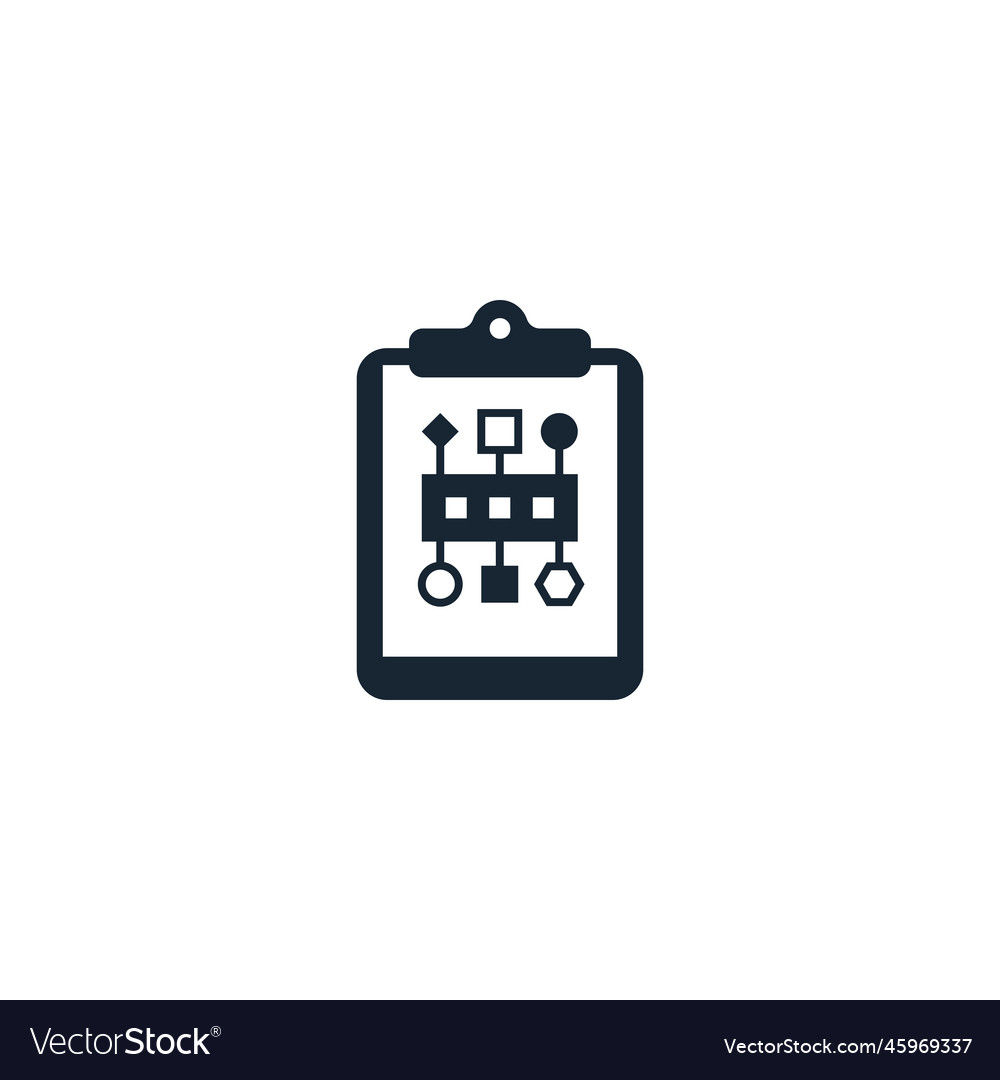 Algorithm creative icon from artificial