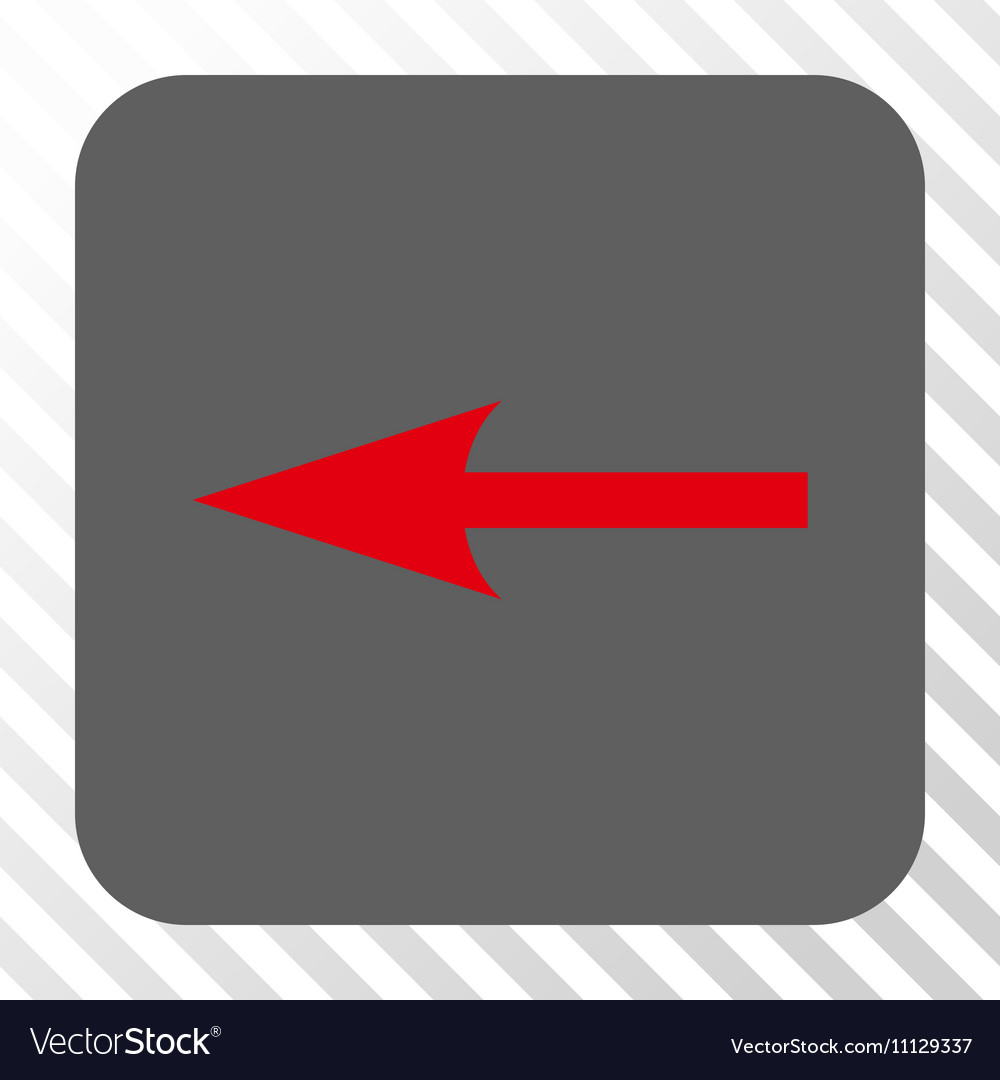 Sharp arrow left rounded square button