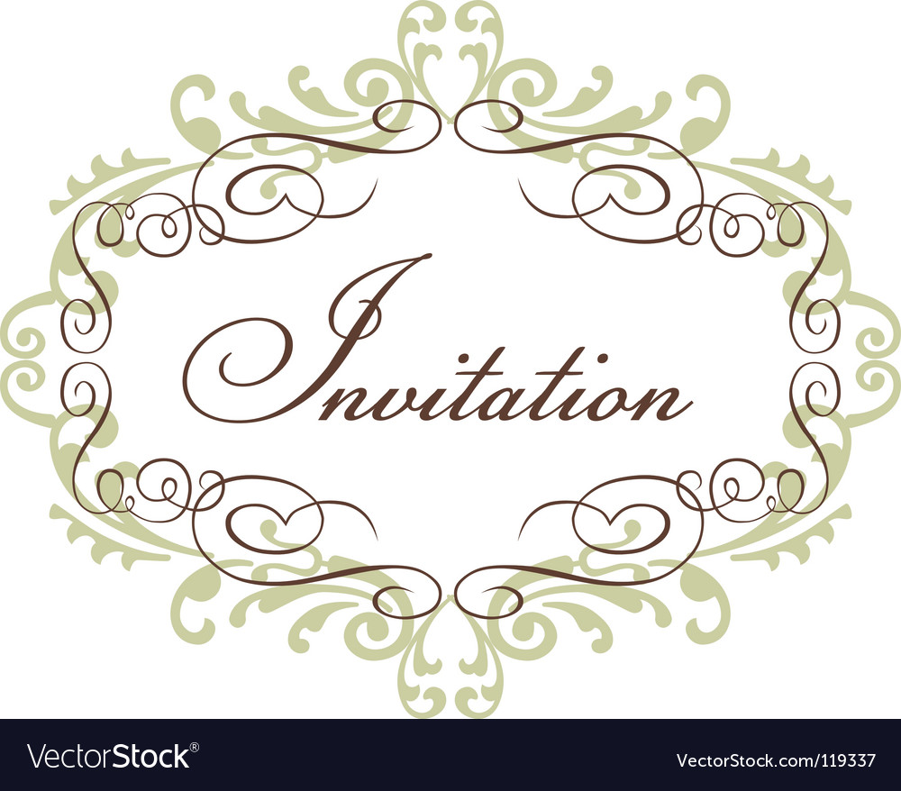 Vintage style frame Royalty Free Vector Image - VectorStock