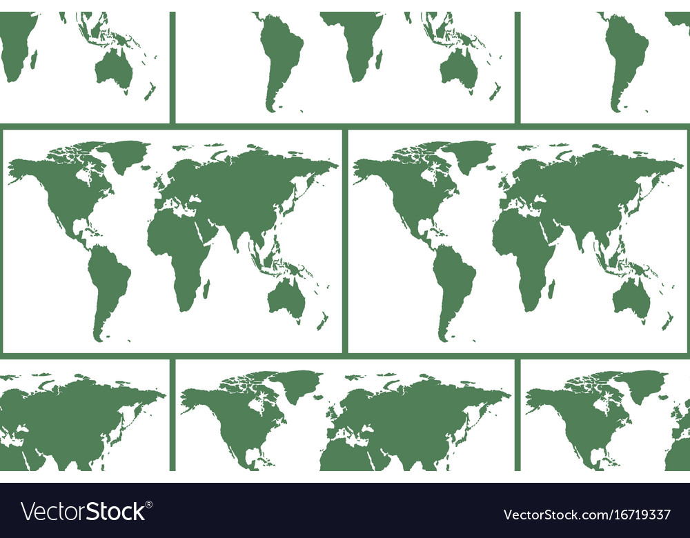 World map pattern