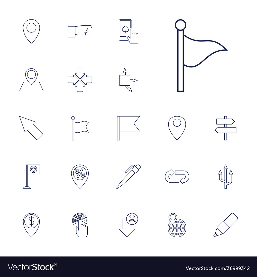 22 pointer icons