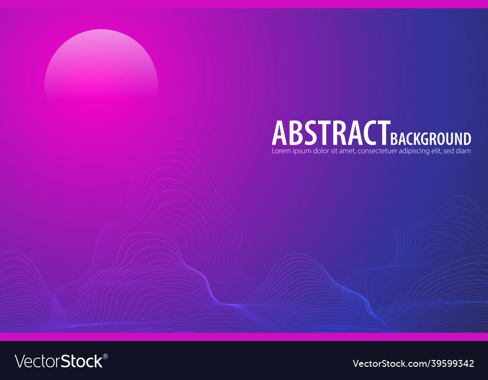 Abstract gradient background element color web vector image Abstract gradient background element color web