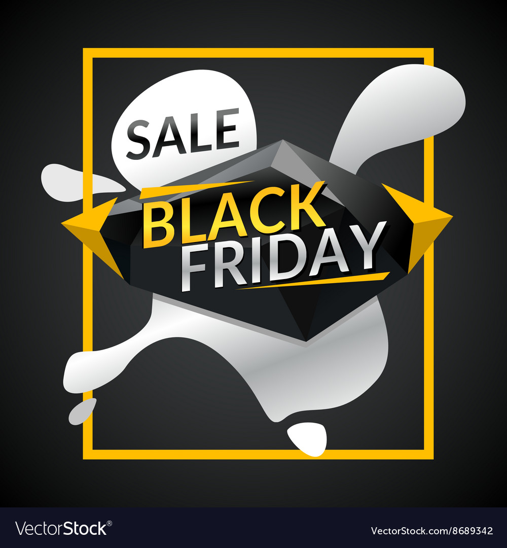 Black friday big sales Royalty Free Vector Image