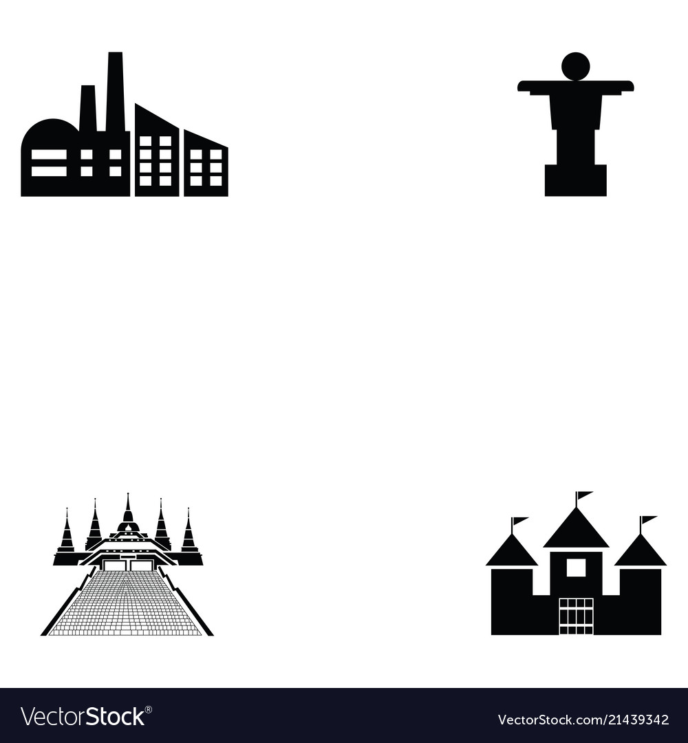 Building icon set