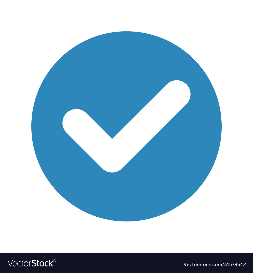 Check mark inside frame circular checklist icon