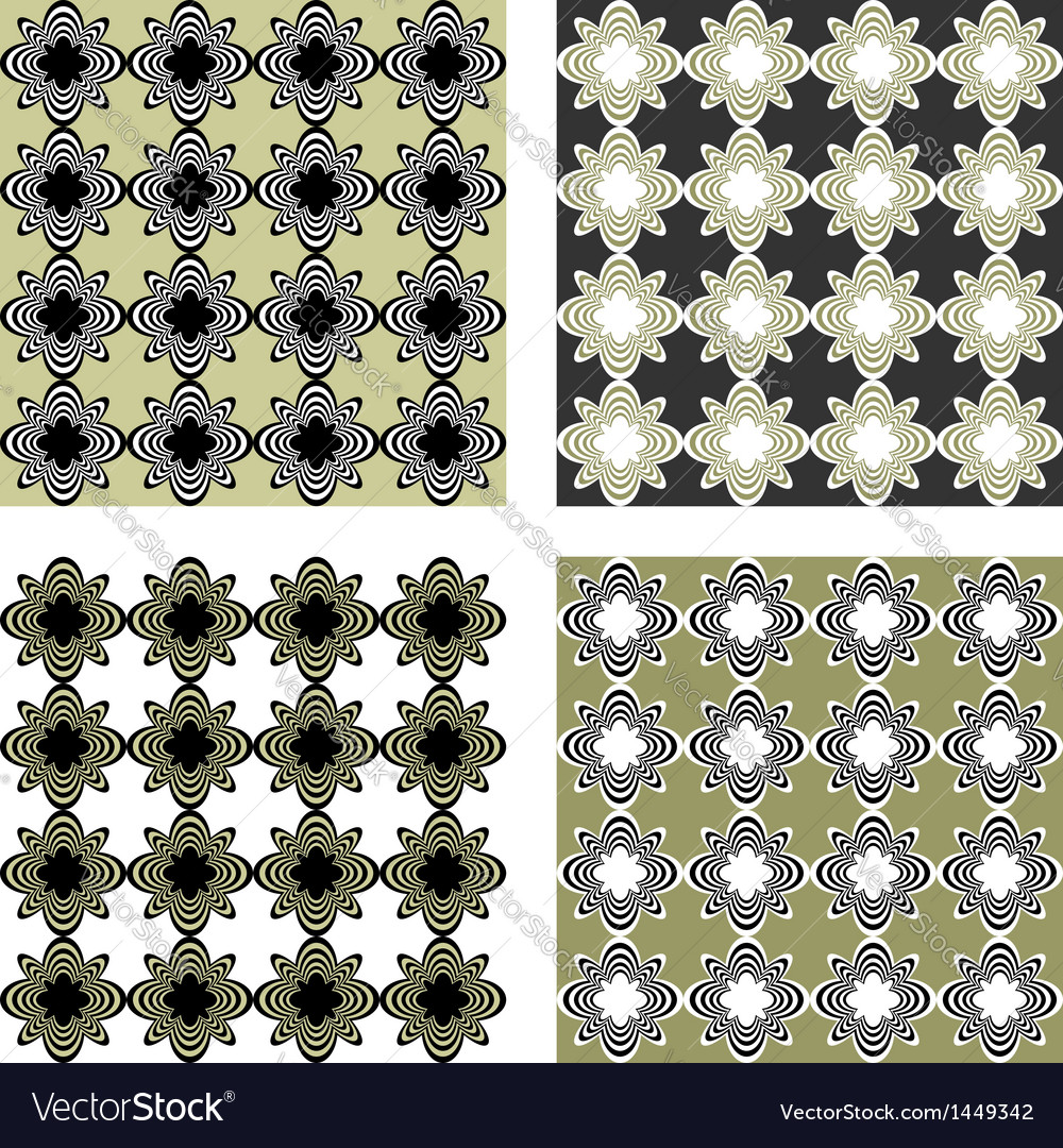 Design seamless pattern set