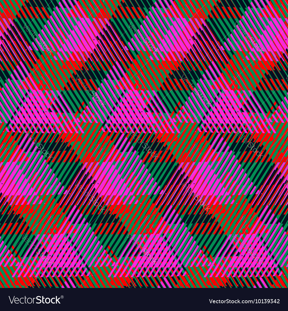 Dynamic Striped Geometric Pattern