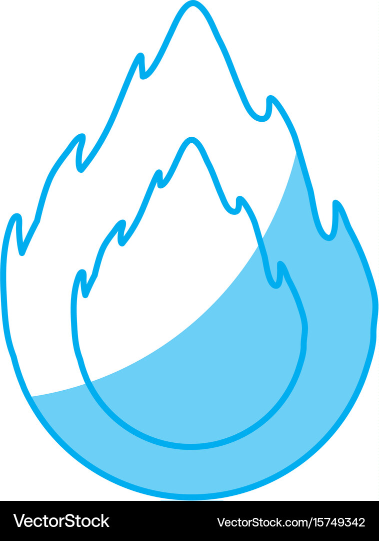Fire flame icon Royalty Free Vector Image - VectorStock