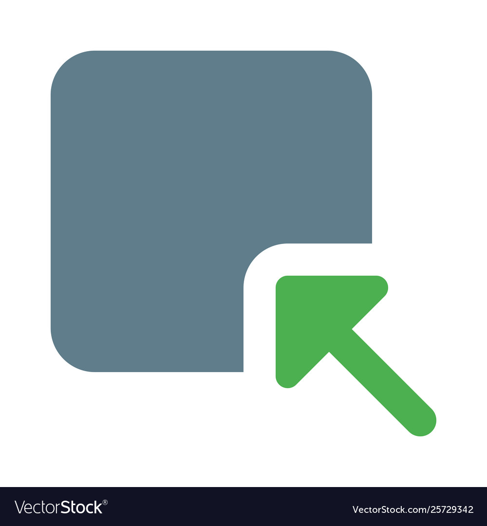 Minimize window arrow for an active application