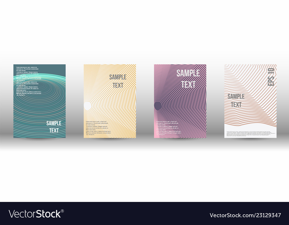 A modern cover design template