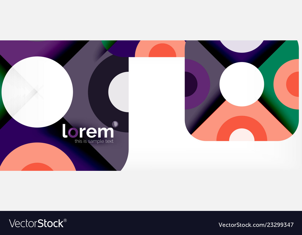Abstract Round Element Background