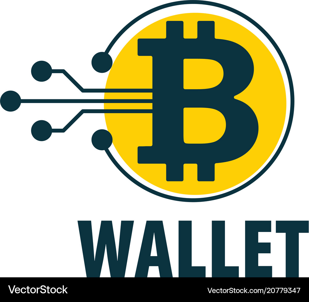 Bitcoin wallet Royalty Free Vector Image - VectorStock