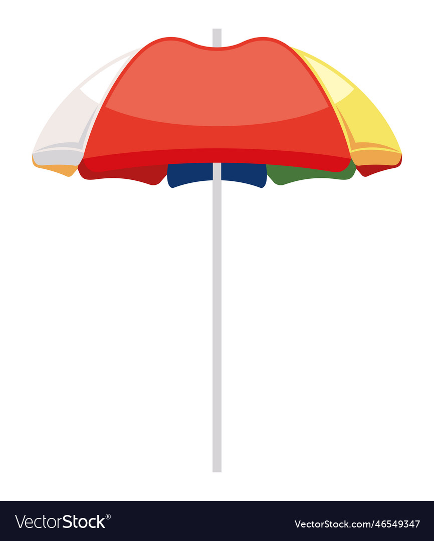 Colored umbrella for safety Royalty Free Vector Image