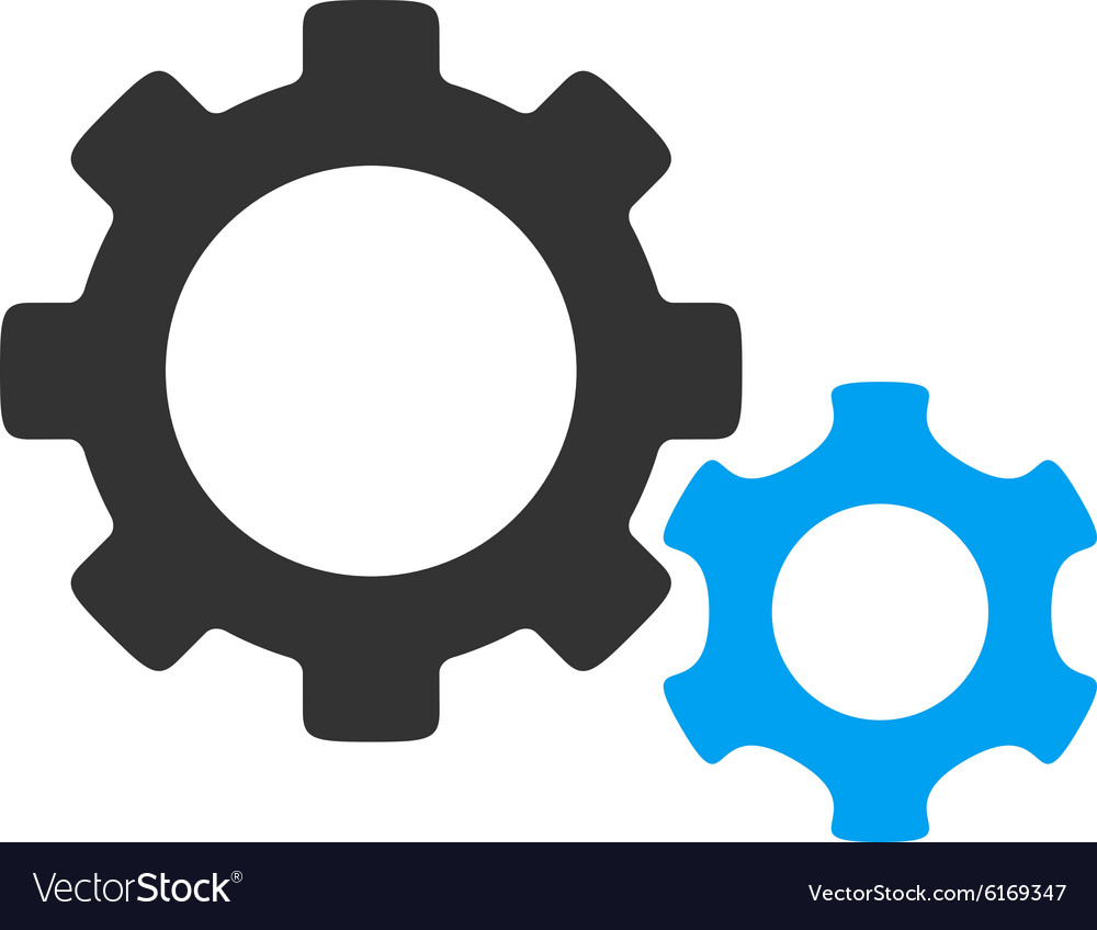 Gears icon Royalty Free Vector Image - VectorStock