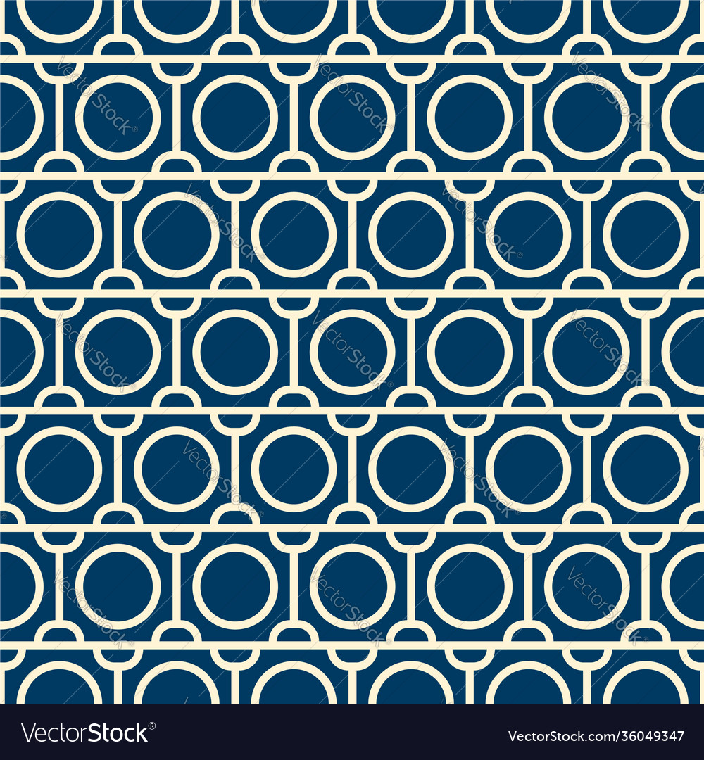 Seamless pattern with repeating objects