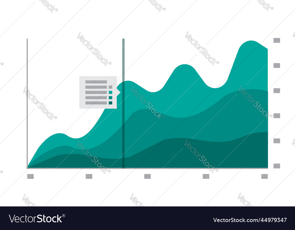 Statistical and data analysis for business vector image Statistical and data analysis for business