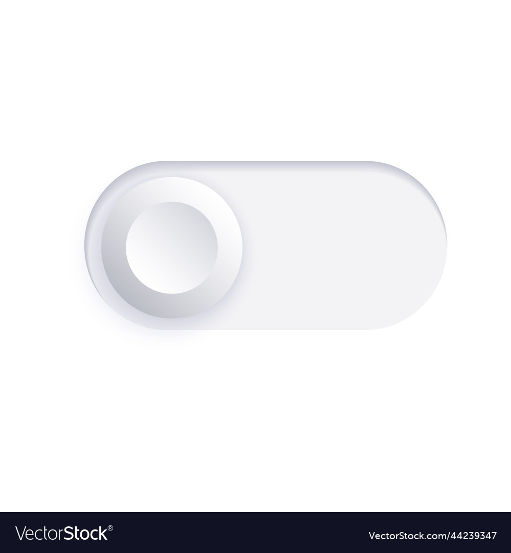 Toggle button icon vector image Toggle button icon