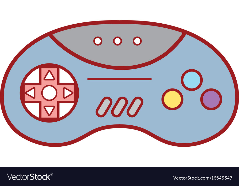Videogame controller with buttons to play